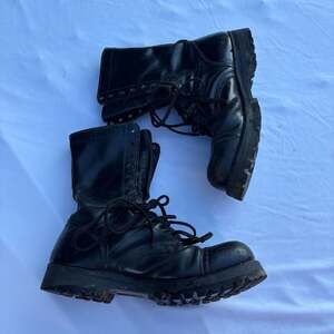 VTG Vietnam War Corcoran Jump Boots 11.5 EE Named Veteran Bill Kluesner